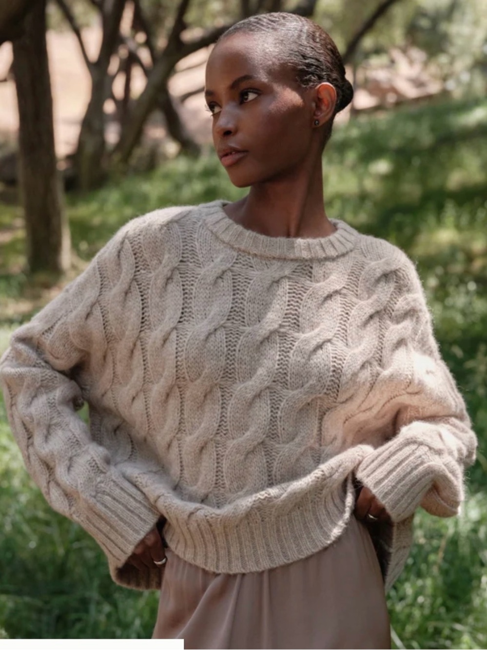 Cableknit Jenni Kayne serina sweater - Picture 7 of 8